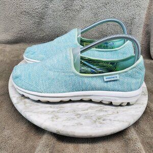 Skechers Shoes Womens 7.5 Go Walk Mint Green Slip-On Sneakers